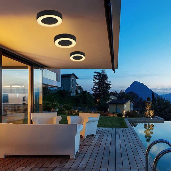 

outdoor ceiling light balcony lamp siling led corridor bathroom lighting waterproof modern garden decoration wall lamps