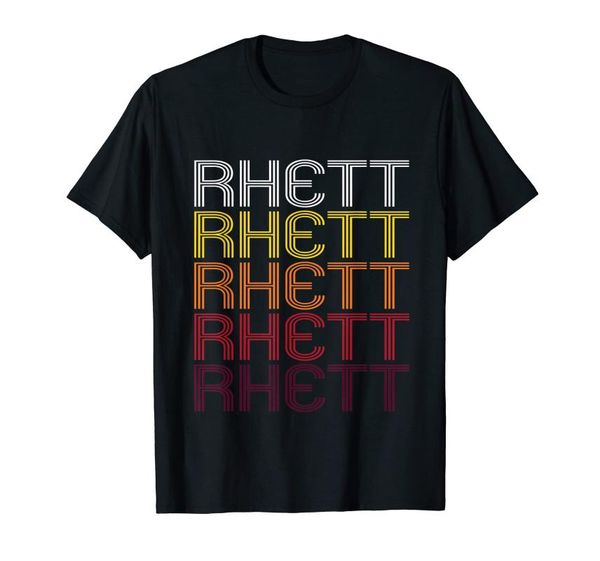 

men's t-shirts rheretro wordmark pattern - vintage style t-shirt, White;black