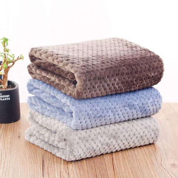 

kennels & pens soft fluffy pet blanket solid color cat mats warm comfortable bed kennel for cats dogs supplies