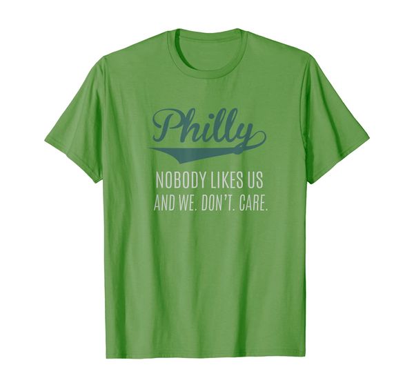 

nobody likes us we dont care philly shirt, White;black