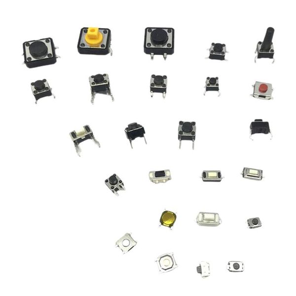 

smart home control 250pcs/125pcs 25 values tactile push button switch micro momentary tact assortment kit for computer camera walkie-