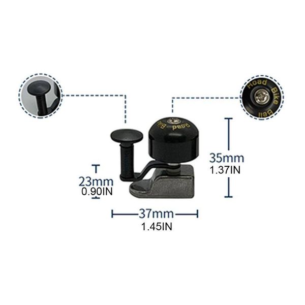 

bike horns vintage design small lightweight bicycle loud bell for road bmx