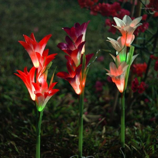 

party decoration 3pcs/set solar led garden outdoor light lawn pathway landscape decor yard lamps festival lighting supplies christmas1
