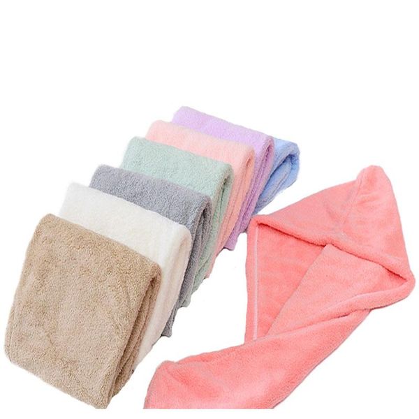 

towel 1pcs bath hair after shower drying wrap womens girls lady's quick dry