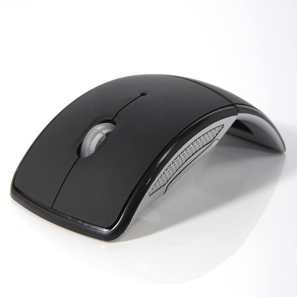 

mini slim 2.4ghz wireless arc foldable folding optical mouse mice for lappc usb 2.0 receiver11
