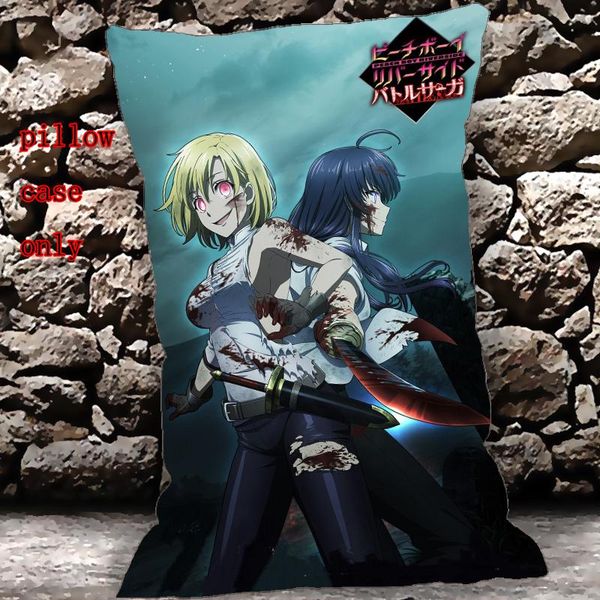 

pillow case anime dakimakura peach boy riverside aldike saltorine kibitsu mikoto cover home decoration accessories 60x40cm