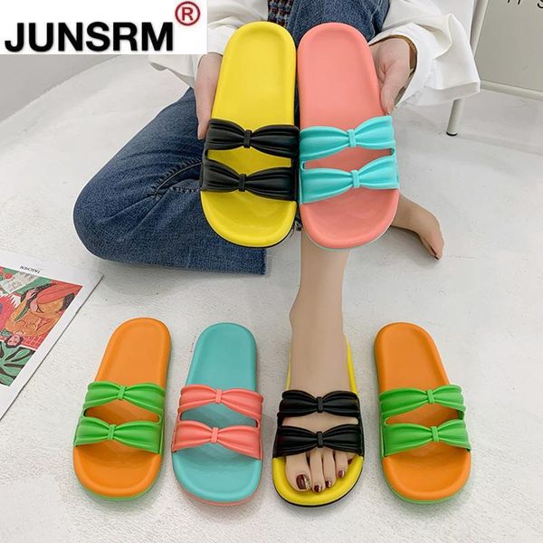 

home slippers women's low slides platform flat shoes female massage summer pu rubber basic women room, Black