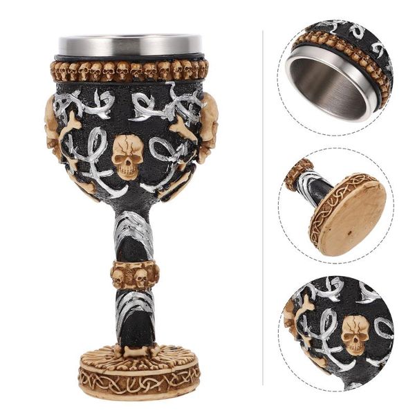 

mugs 1pc stainless steel cup modeling goblet creative drinking