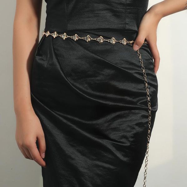 

belts women fashion waist belt narrow stretch dress thin buckle waistband skirt elastic elegant, Black;brown