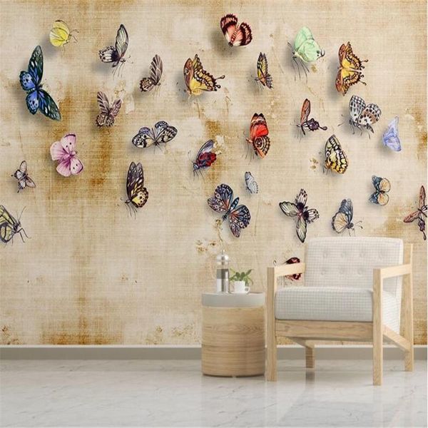 

wallpapers large 3d wallpaper mural custom modern european hand painted butterfly flowers and birds background