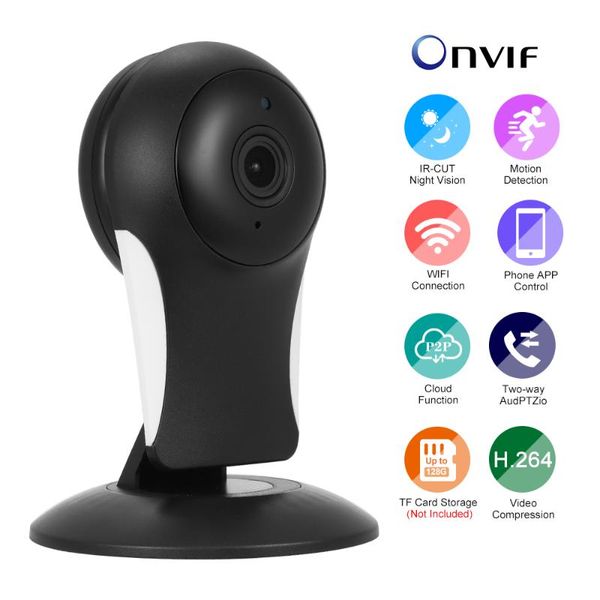 

ip cloud camera surveillance security wifi support storage p2p phone app two way audio ir-cut nightview cameras