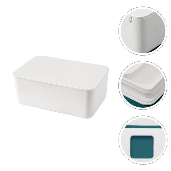

storage drawers 1pc mask box multifunctional case for home (white)
