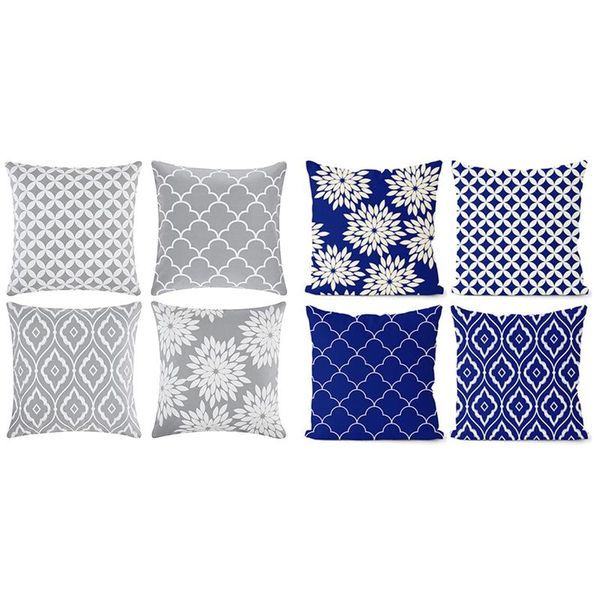 

pillow case covers decorative soft throw farmhouse cushion cases for sofa couch bed