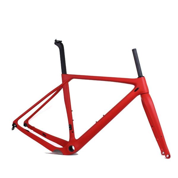 

gravel bike frameset full carbon bicycle frame road cyclocross size:s/m/l/xl disc brake frames
