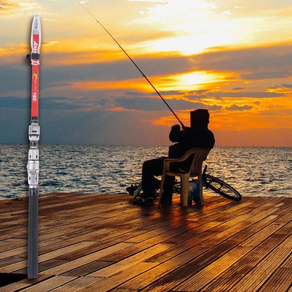 

boat fishing rods 1pc portable sea rod soft-tailed extension retractable lightweight