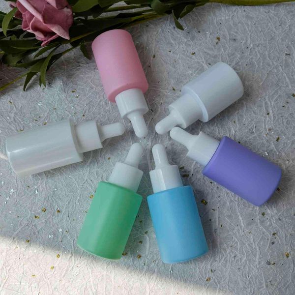 30ml vidro cosméticos embalagem garrafa conta-gotas essencial massagem de óleo de massagem de óleo recarregável frascos de perfume atacado