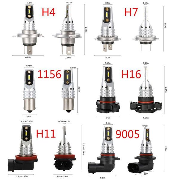 

car headlights 2x canbus white h11 h8 bulbs driving fog light high power a70f