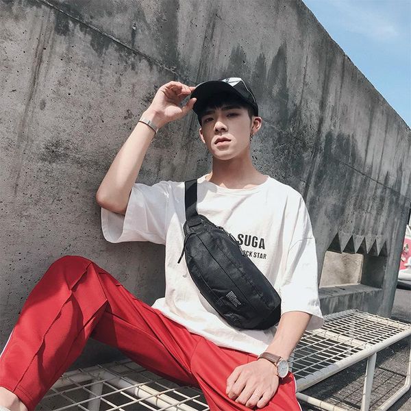 

waist bags men's pockets chest bag korean fashion outdoor sports and leisure shoulder 2021 jiulin