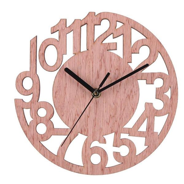 

wall clocks round clock wood home decorative watch for living room bedroom