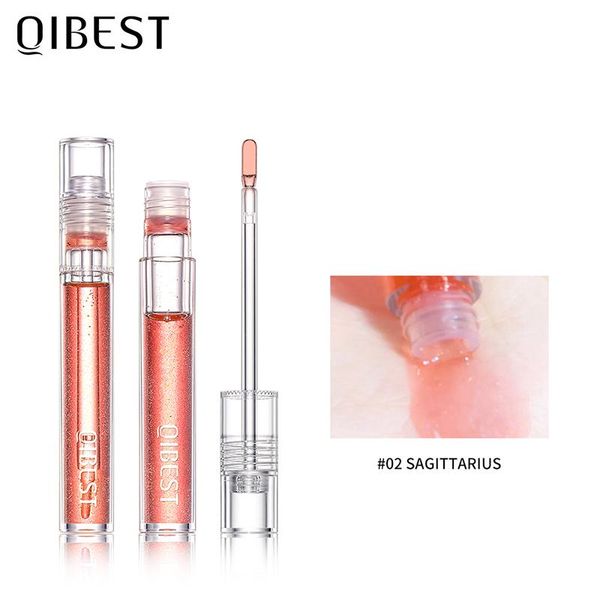 

lip gloss water moisturizing and is not easy to fade transparent