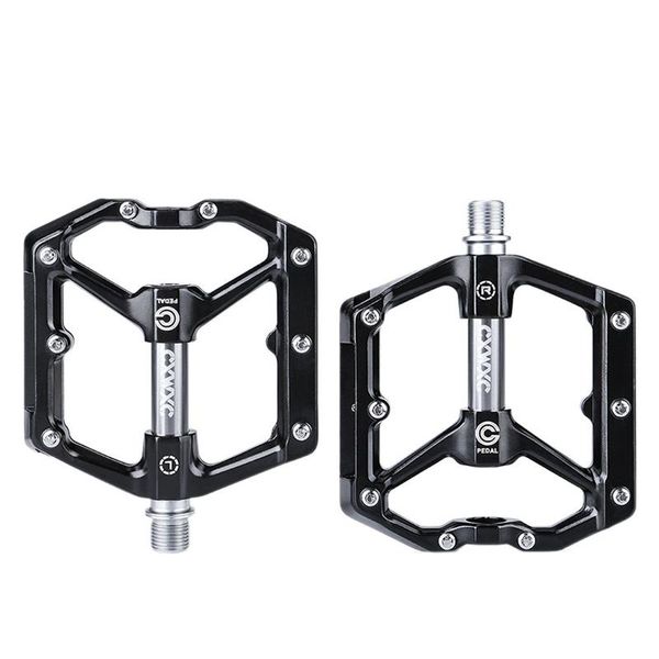 

bike pedals -cxwxc mountain flat 3 sealed bearings bicycle platform black
