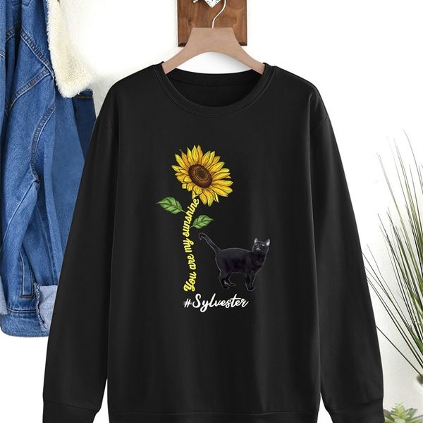 

summer casual round neck sweater wy45097, Black