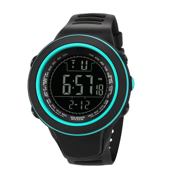 

wristwatches men women digital watch waterproof male casual quartz clock led outdoor sports watches relogio masculino, Slivery;brown