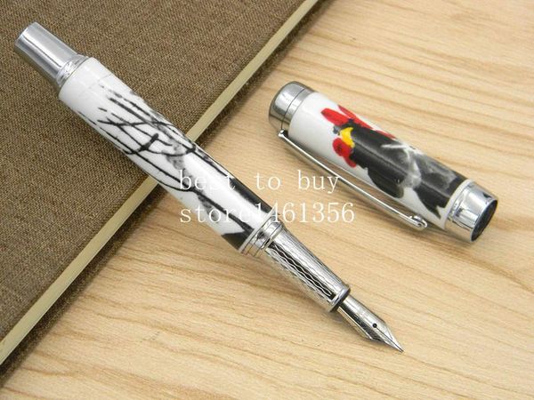

fountain pens chinese porcelain painting water ink lotus flower mediun pen