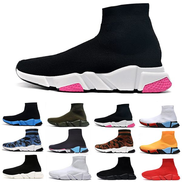 

speed sock trainers running shoes mesh mens clearsole lace-up beige triple white black red blue grey men women tennis trainers sports sneake