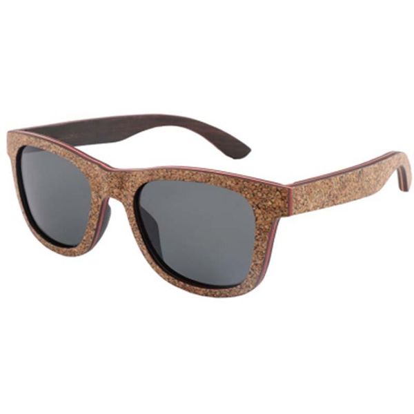 

outdoor eyewear berwer cork wooden sunglasses men women luxury variation retro polarized sun glasses