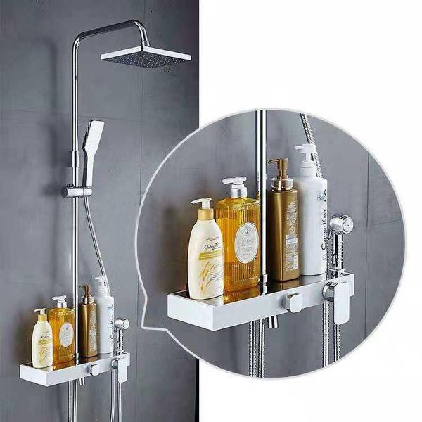 

shower system bath faucet set bathroom mixer tap bathtub rainfall waterfall sets
