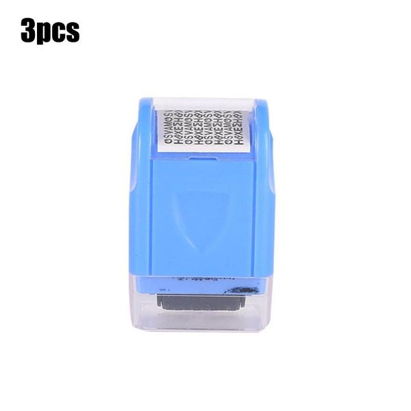 

Gift Wrap 3x Roller Stamp Easy Guard Plastic Privacy Security Theft Protection