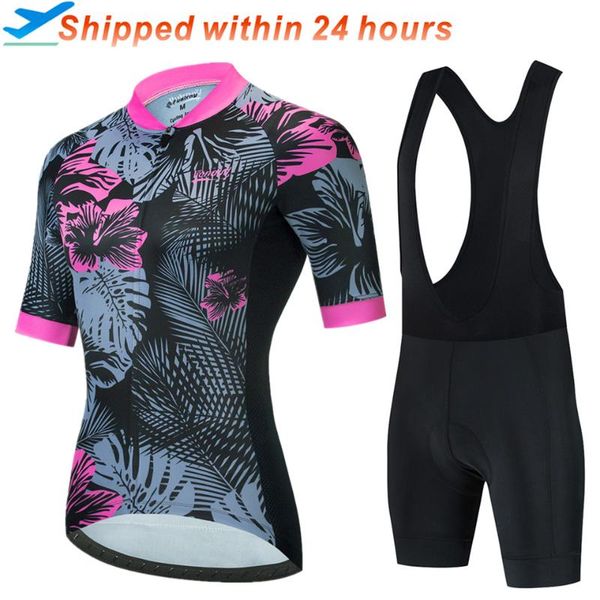 

vendull pro women cycling set bike shirt 100% polyester bicycle clothes summer uv clothing quick-dry jersey racing sets, Black;blue