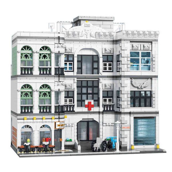 

educational toys for kids construction city hospital building kit 4953pcs brick assemble hospital model building blocks