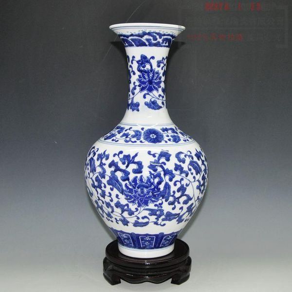 

vases oriental antique blue and white porcelain ceramic vase for home decoration