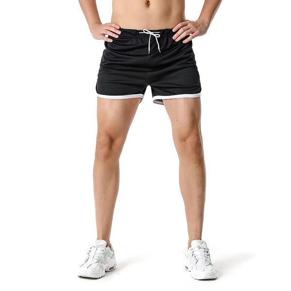 

men's shorts herren training lÃ¤uft quick dry athletisch leistung mÃ¤nner sommer kordelzug badehose strand elastische tail, White;black
