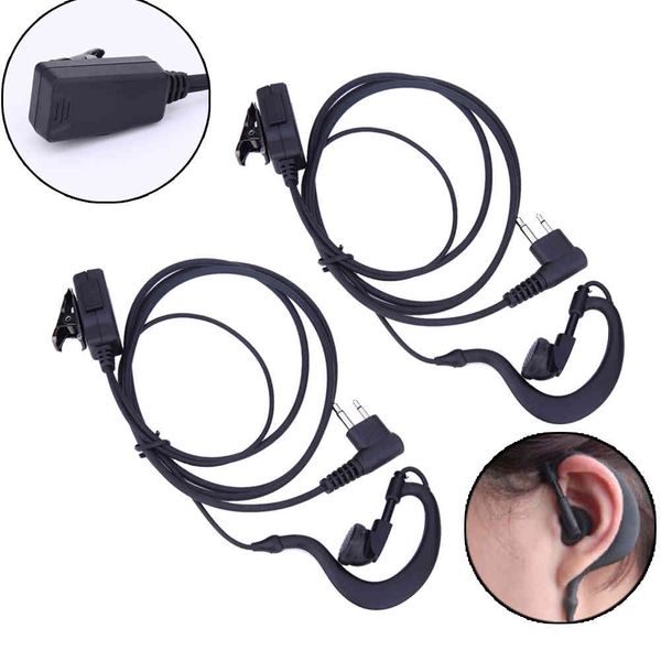 2-Bun 2-Pins Microfone PTT Headset para Veículo Automóvel Rádio CB88 CP040 CP100 para Veículo Automóvel XTN XV Série de Rádio