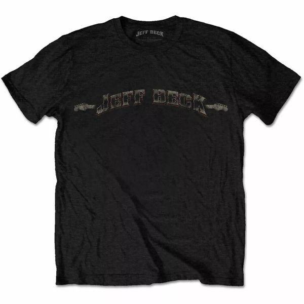

jeff beck vintage logo official t-shirt men unisex, White;black