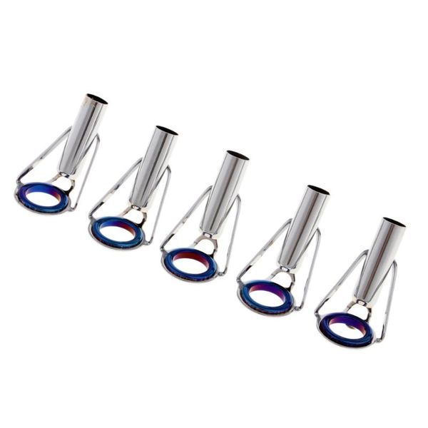 

5pcs/lot sea fishing rod tip guides repair kit replacement parts accessories 1# 6# 7# 8# 9# boat rods