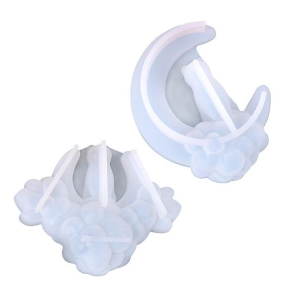

craft tools crystal epoxy resin mold cute starry cat moon kitten pendant casting silicone mould diy crafts decorations jewelry making
