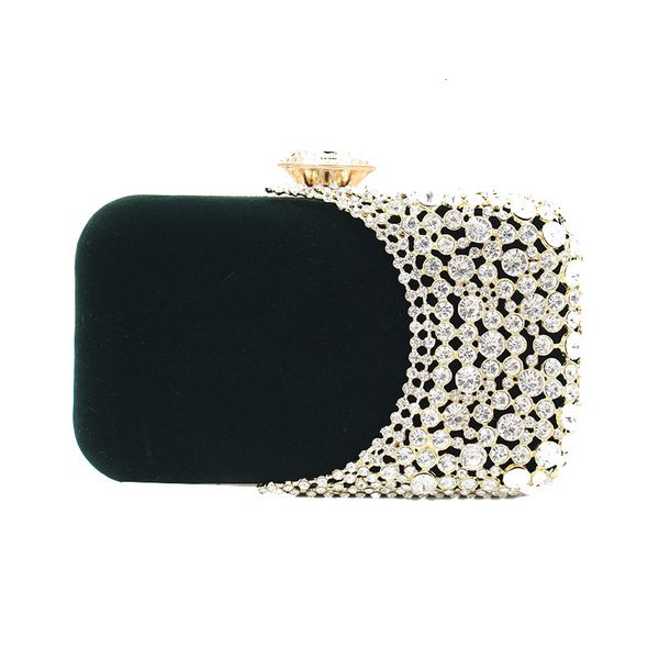 

evening bag velvet alloy dinner