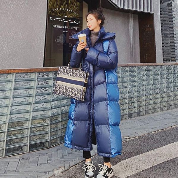 

women's down & parkas 2021 winter hooded warm thicken windbreaker parka outwears female fashion solid zipper puffer jacket coats a112, Black