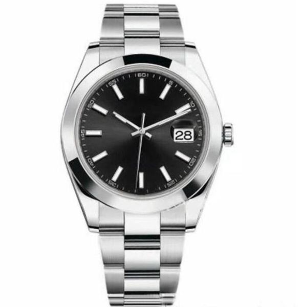 

multicolor men watch sapphire gray baton datejust daydate 41mm blue watch smooth mens automatic watches mechanical watches oyster band wrsit, Slivery;brown