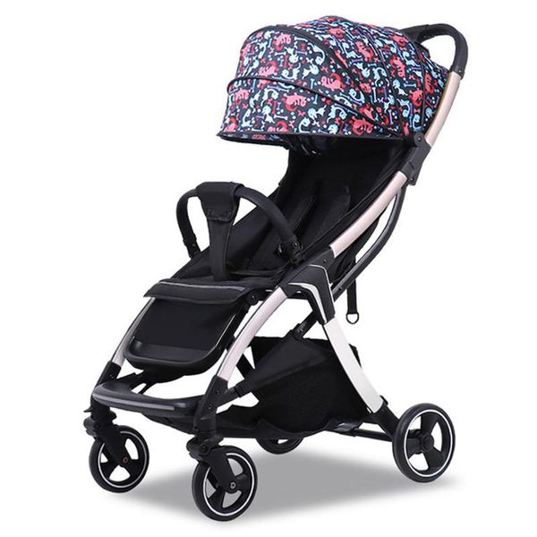 

strollers# lying sitting folding portable baby stroller carriage travel light weight 4 wheels absorption trolley