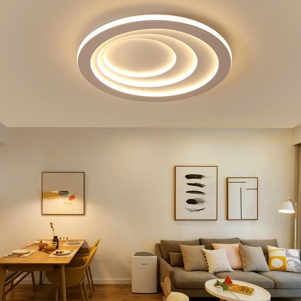 

ceiling lights modern led for bedroom living room lustre de plafond luminaire round lamp home lighting