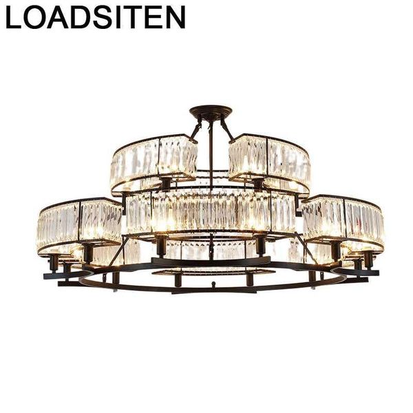 

pendant lamps hanglamp industrial crystal light lampen modern lustre e pendente para sala de jantar luminaire suspendu hanging lamp