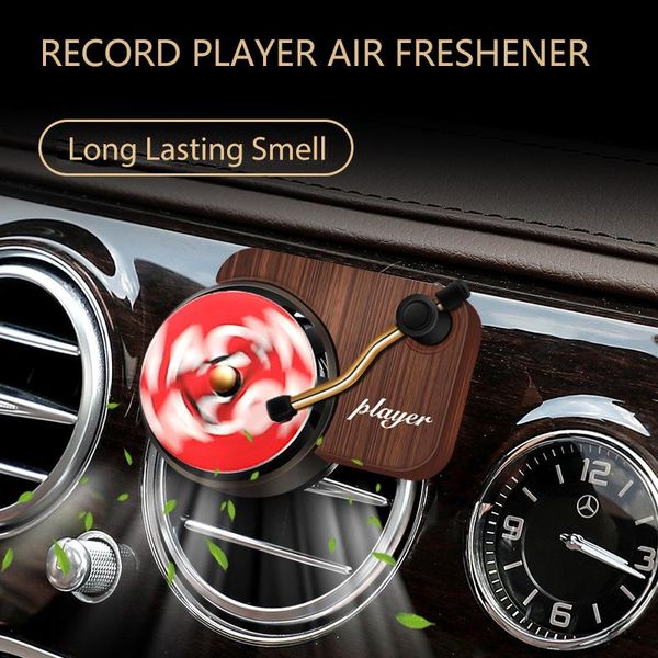 

car air freshener record player turntable phonograph auto flavoring vent clip outlet diffuser perfume fragrance