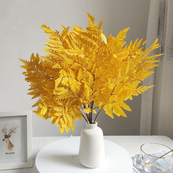 

decorative flowers & wreaths 10pcs dry natural fresh preserved plant eternal dried grass forever leaves for diy material long bouquet