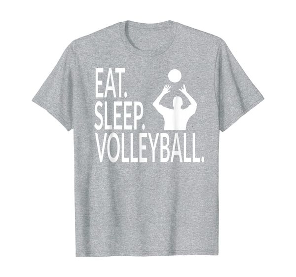 

eat sleep volleyball funny shirts with sayings t-shirt, White;black
