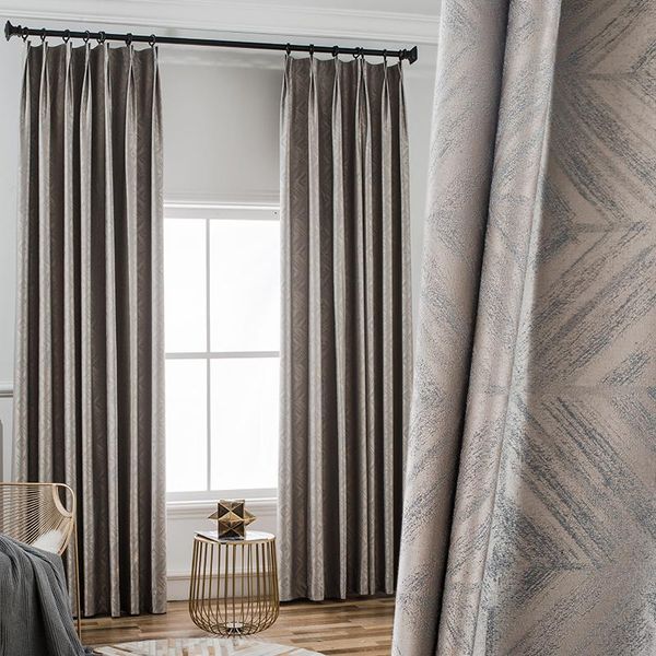 

curtain & drapes nordic simple american lattice finished shading study balcony floor floating for living room bedroom